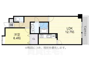 ケイジェイレジデンス覚王山【2階】の間取り