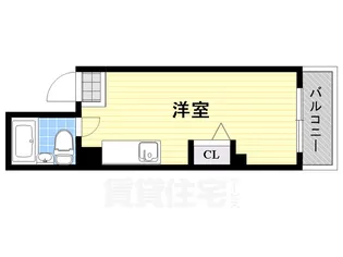 大阪府大阪市淀川区西三国1丁目【マンション】の間取り