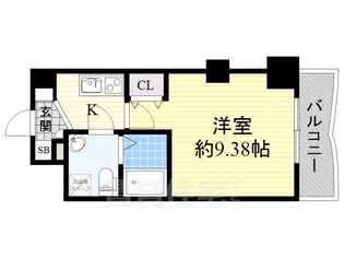 大阪府大阪市淀川区宮原1丁目【マンション】の間取り