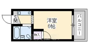 ユニコーン82西野【3階】の間取り