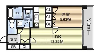 セイント橘【3階】の間取り