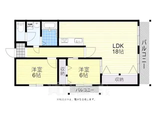 オリエントハピネス【2階】の間取り