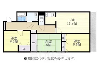 シティ・ファミリー八事S棟【6階】の間取り