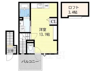 あんしん+小山08-1033【2階】の間取り