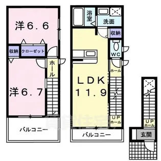 ファイン ビュー【2階】の間取り