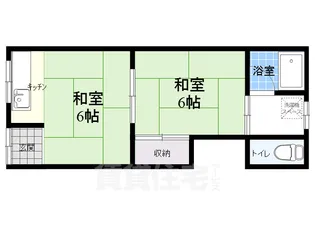 山渕文化【2階】の間取り