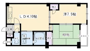 フォレステージ大宮【4階】の間取り
