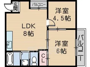 メゾン・ド・ラヴィール【3階】の間取り