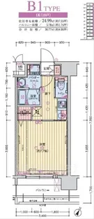 アール大阪リュクス【2階】の間取り