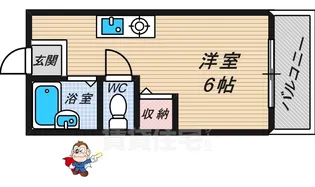 レオハイム津田1【1階】の間取り