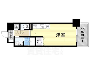 グレンパーク新大阪2【8階】の間取り