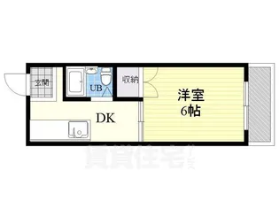 パークサイド平野【3階】の間取り
