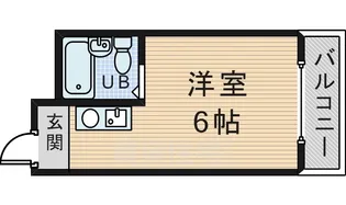 ユニバーサルコート柴原【5階】の間取り