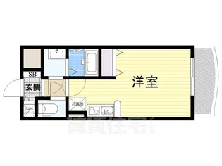 ノルデンタワー新大阪アネックス【5階】の間取り