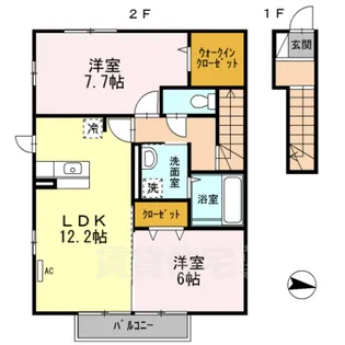 セレッソパティオ2【2階】の間取り