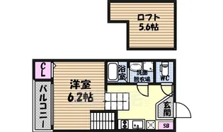 キララハイツ【1階】の間取り