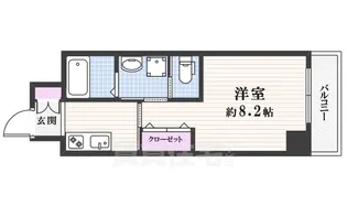 グランシャリオ波寄【6階】の間取り