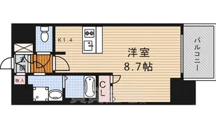 プレサンス鶴舞公園ウィズ【4階】の間取り