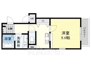 ネクステージ東園田【2階】の間取り