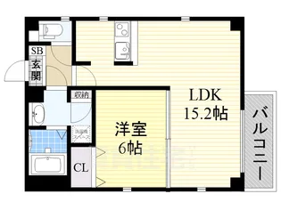グランレーヴ大須観音【3階】の間取り