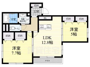COLN KOROEN【1階】の間取り