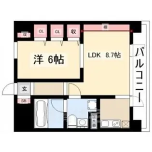 ラ・クール泉【7階】の間取り