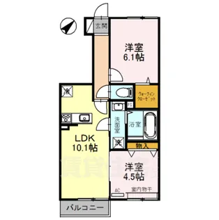 K DREAMY【1階】の間取り