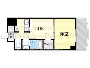 ノルデンタワー新大阪アネックス【3階】の間取り