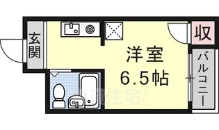 松儀ハイツ【308号室】の間取り