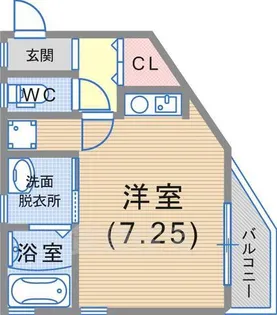 ERコート楠町2【3階】の間取り