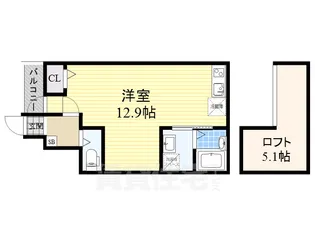 あんしん+藤井寺08-1015【1階】の間取り