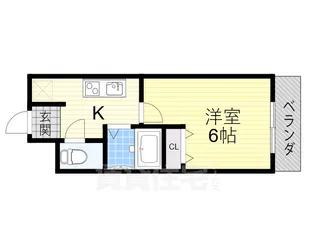 SEPTILE佐堂【1階】の間取り