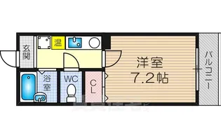 フレアコート北野【3階】の間取り
