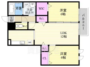 グランパルク【2階】の間取り