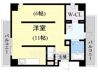 novel【5階】の間取り