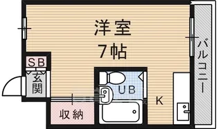 ハイデンス豊幸【1階】の間取り