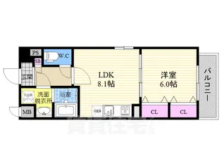 Casa洛南【4階】の間取り