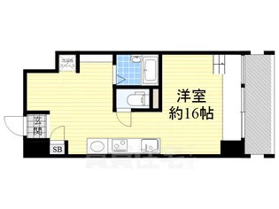 S-FORT六番町【4階】の間取り