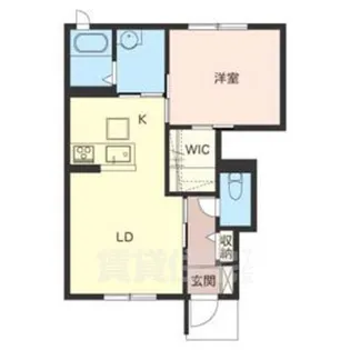 PineRoots良福寺B【1階】の間取り