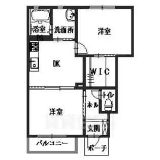 モンヴィラージュ【1階】の間取り