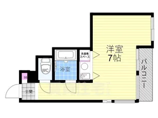 クリーンリビング四条大宮【6階】の間取り