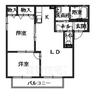 サニーサイドC【2階】の間取り