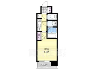 プレサンスTHE KYOTO 華苑【1階】の間取り