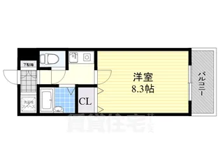 セブンハイツ【8階】の間取り