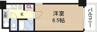 エステムコート新大阪【8階】の間取り