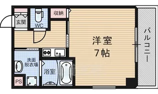 大阪府大阪市淀川区新北野3丁目【マンション】の間取り