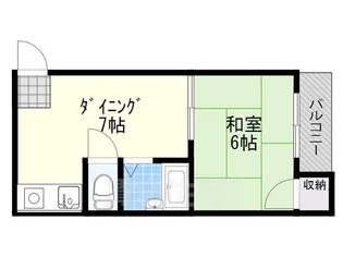 ライズワン下新庄【3階】の間取り