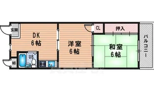 ザ・ゴウト新大阪【3階】の間取り