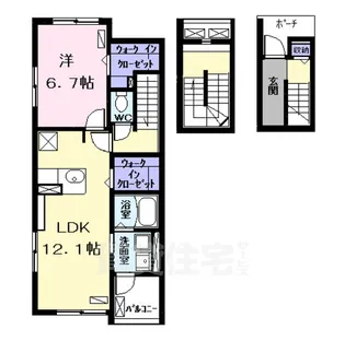 ラッフィナート【3階】の間取り