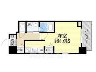 スプランディッド2【5階】の間取り